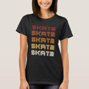 T-shirt Vintage Retro Funky 80s Style Skateboard Skater Gi