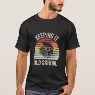T-shirt Vintage Retro Garder Il Ancien Record Scolaire Vin