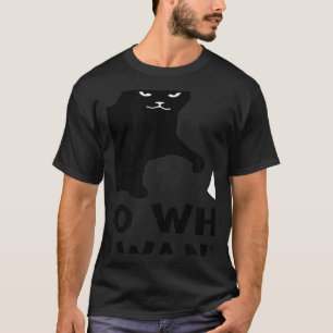 T-shirt Vintage Rétro Je Fais Ce Que Je Veux Mon Chat Noir