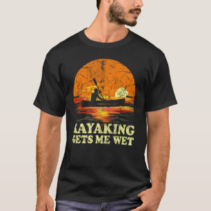 T-shirt Vintage Rétro Kayak Canoë Embarcation Kayak Me Ren