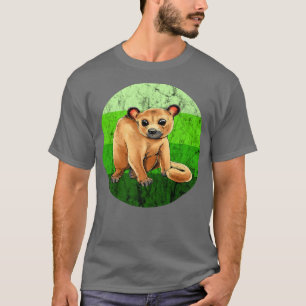 T-shirt Vintage Retro Kinkajou Forest Green Honey Bear Nig