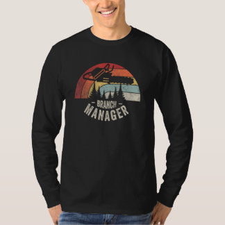T-shirt Vintage Retro Lumberjack Arborist Logger Branch Ma