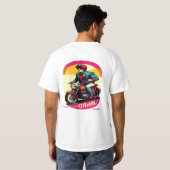T-Shirt vintage Retro Motorcycle Designs - (Dos entier)