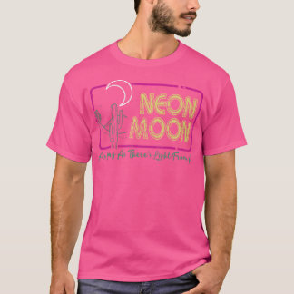 T-shirt Vintage Retro Neon Moons Drôle Lyrics Musique Les