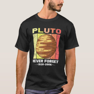 T-shirt vintage rétro n'oubliez jamais Pluto 1