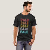 T-shirt Vintage Rétro Pâle (Devant entier)
