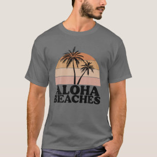 T-shirt Vintage Retro Plages d'Aloha Plage Vacatio Tropica
