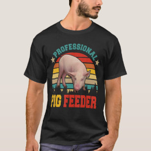 T-shirt Vintage Retro Professional Pig Feeder