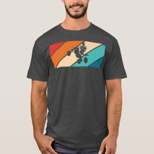 T-shirt Vintage Retro Quad Bike Rider 1037