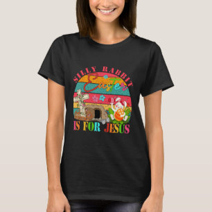 T-shirt Vintage Retro Silly Rabbit Pâques est pour Jésus E