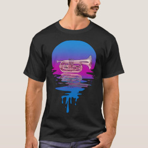T-shirt Vintage Retro Sunset Baritone