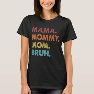 T-shirt Vintage Retro Sunset maman maman maman maman maman