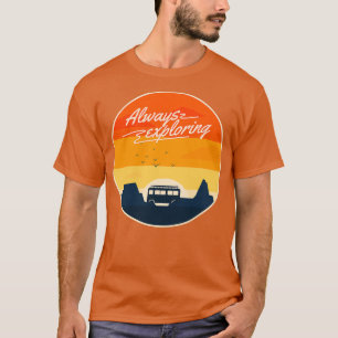 T-shirt Vintage Retro Toujours à la recherche du Surf