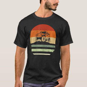 T-shirt Vintage Rétro Tout Terrain Tout Terrain 4x4 1