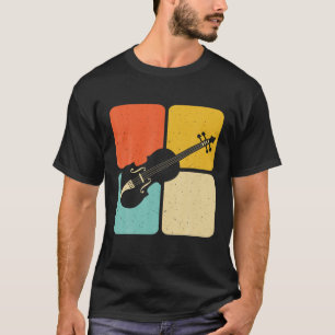 T-shirt Vintage rétro violon