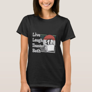 T-shirt Vintage Rire en direct Toaster Bain Retro Sunset F