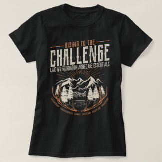 T-shirt Vintage Rising to the Challenge CC Christian