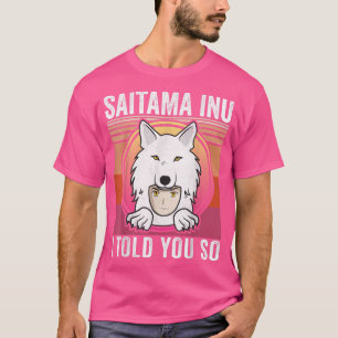 T-shirt Vintage Saitama Inu Coin Je T'Ai Dit Alors Crypto 