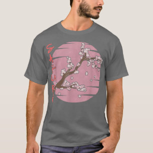 T-shirt Vintage Sakura Blossom Japonais Cerisier Cute F