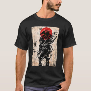 T-shirt Vintage Samurai Warrior Bushido Code japonais Swat