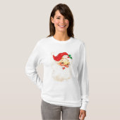 T-shirt Vintage Santa Claus Illustration (Devant entier)