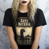 T-shirt Vintage Save Nessie Loch Ness Monster