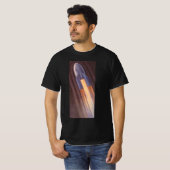 T-shirt Vintage Science Fiction Space Ship Rockets (Devant entier)