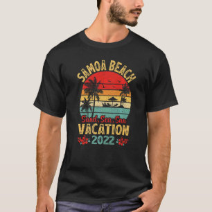T-shirt Vintage Sea Sand Sun Vacation 2022 California Samo