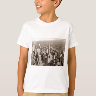 T-shirt Vintage Sepia Tone New York