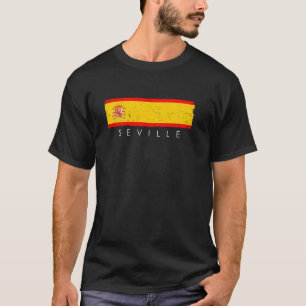 T-shirt Vintage Séville Espagne Vacances Espagne Lover
