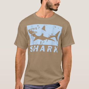 T-shirt Vintage SHARK Cool Biologiste marinCadeau actuel