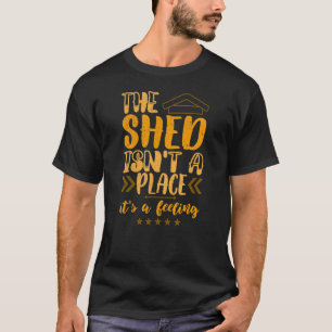 T-shirt Vintage Shed Life Vieux Homme Et Grand-Père Humour