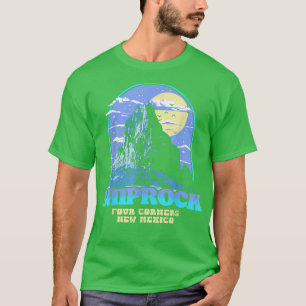 T-shirt Vintage Shiprock Nouveau-Mexique Graphique - Quatr