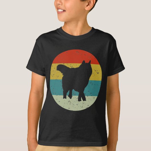 T-shirt vintage sibérien husky (Devant)