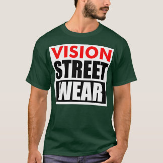 T-shirt Vintage Skate Vision Street Wear 80s Skateboard