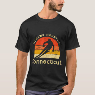 T-shirt Vintage ski mohawk montagne connecticut montagne