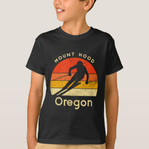 T-shirt Vintage ski mont hood oregon montagne