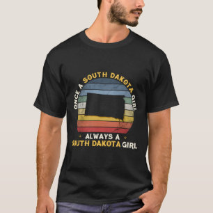T-shirt Vintage South Dakota Girls Pride Crewneck