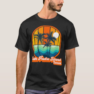 T-shirt Vintage South Padre Island Texas Summer 90s Beach