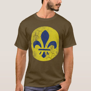 T-shirt Vintage St Louis Fleur De Lis