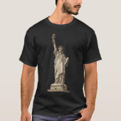 T-shirt Vintage Statue of Liberty  (Devant)