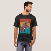 T-shirt Vintage Steampunk Wolf Mécanique (Devant entier)