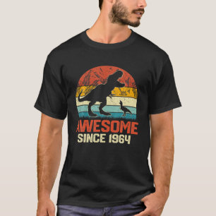 T-shirt Vintage stupéfiant depuis 1964 Retro Dinosaur anni