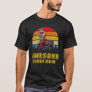 T-shirt Vintage stupéfiant depuis 2010 Rex Monster Truck 1