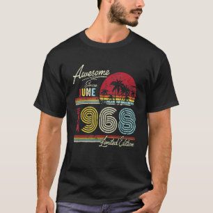 T-shirt Vintage stupéfiant depuis juin 1968 54e anniversai