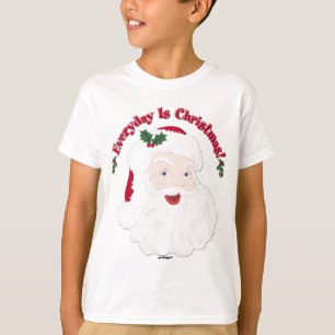 T-shirt Vintage Style Père Noël Tous Les Jours Est Noël!
