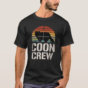 T-shirt Vintage Sunset Coon Hunter Group Racoon Hunter Tr
