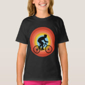 T-shirt VINTAGE SUNSET CYCLING (Devant)