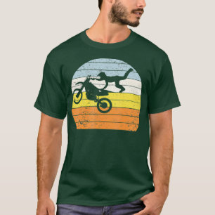 T-shirt Vintage Sunset Dirt Vélo Rider Supercross MX