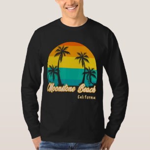 T-shirt Vintage Sunset Moonstone Beach Cambria Ca Summer